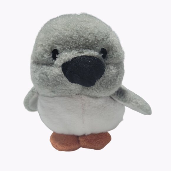 Wild Republic Penguin 6 inch Plush Baby Bird Gray Realistic Stuffed Animal Toy - Picture 1 of 7